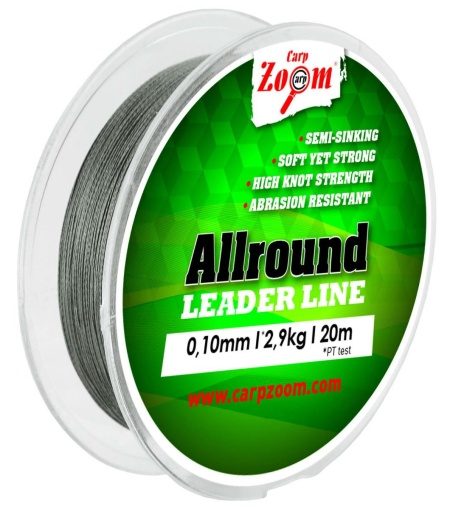 FIR TEXTIL CARP ZOOM LEADER ALLROUND 20M 0.14MM 5.4KG GRI