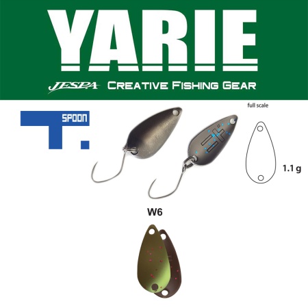 LINGURITA OSCILANTA YARIE JESPA 706 T-SPOON 1.1GR CULOARE W6 EUHUESUKAI