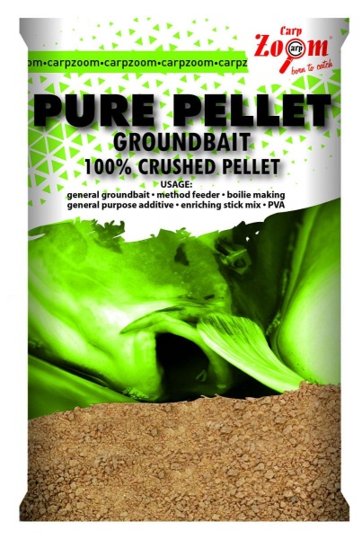 NADA CARP ZOOM PURE PELLET 800GR BROWN HALIBUT