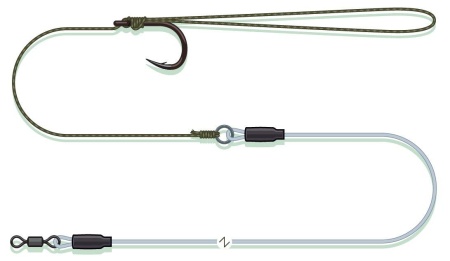 RIG SOMN MADCAT COMBI PELLET NO.3/0 0.95MM 70CM A-STATIC SINKING