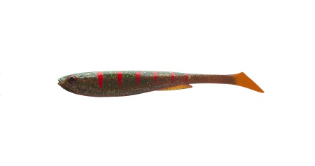 SHAD DAIWA PROREX SLIM 10.5CM / MOTOR OIL TIGER / 4BUC / PL