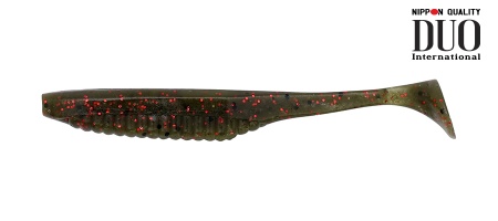 SHAD DUO REALIS VERSA SHAD 3 7.6CM F018 GREEN PUMPKIN RED FLAKE 10BUC/PLIC