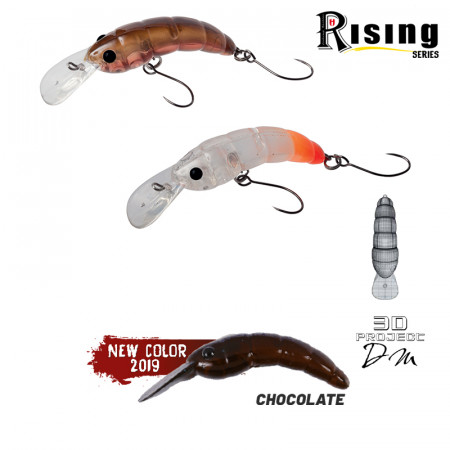 VOBLER HERAKLES MOTH SK SINKING 3.7cm 2.4gr Chocolate