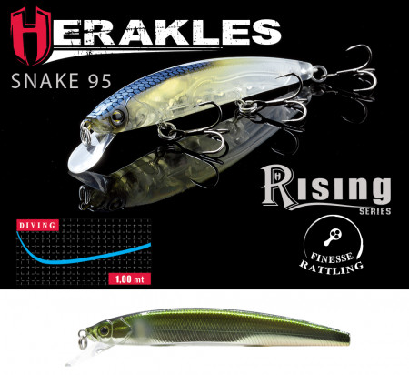 VOBLER HERAKLES SNAKE 95SP 9.5cm 9gr Skeleton Ayu