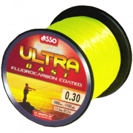 FIR ASSO ULTRA CAST GALBEN FLUO 0.28MM 1000M