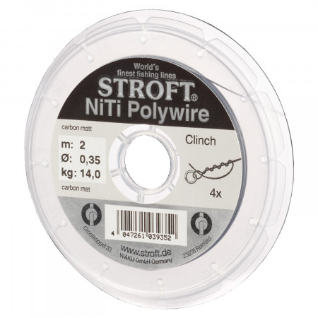 FIR METALIC STROFT NITI POLIWIRE 0.30MM/2M