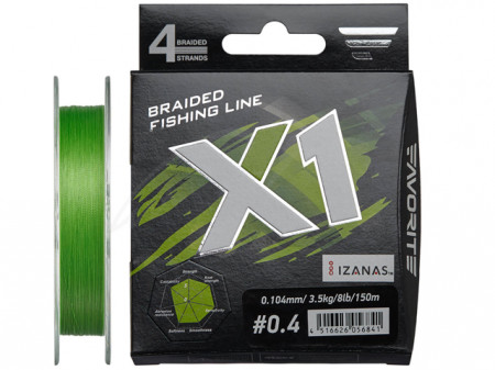 FIR TEXTIL FAVORITE X1 4X 150M GREEN
