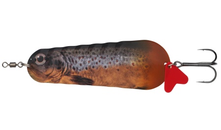 LINGURITA OSCILANTA ABU GARCIA ATOM PRO 11CM / 55G BROWN TROUT