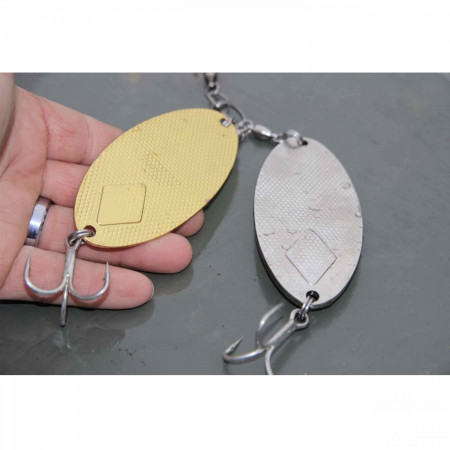LINGURITA OSCILANTA BLACK CAT BATTLE SPOON 45G 10CM GOLD