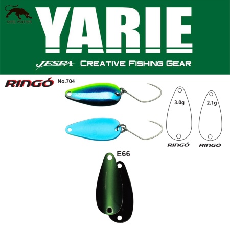 LINGURITA OSCILANTA YARIE JESPA 704 RINGO 3.0GR CULOARE E66 FITS GREEN