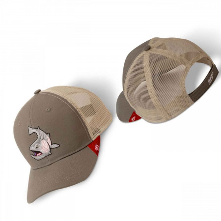 SAPCA MAGIC TROUT TRUCKER CAP STRETCH GREY