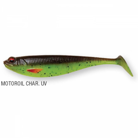 SHAD DAM EFFZETT SHADSTER 9CM 7.2GR MOTOROIL CHARTREUSE UV