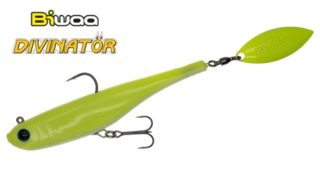 SPINNERTAIL BIWAA DIVINATOR JUNIOR 14CM 22GR 103 UV GREEN