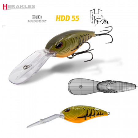 VOBLER HERAKLES HDD 55F 7.0cm 27gr Brown Craw