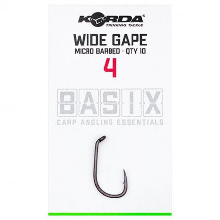 CARLIG KORDA BASIX WIDE GAPE NR.6 10BUC/PL