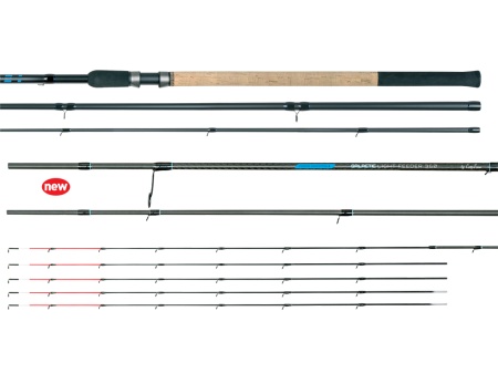LANSETA FEEDER CARP ZOOM COMPETITION GALACTIC LIGHT FEEDER 3.30M 20-90GR 3+5TR