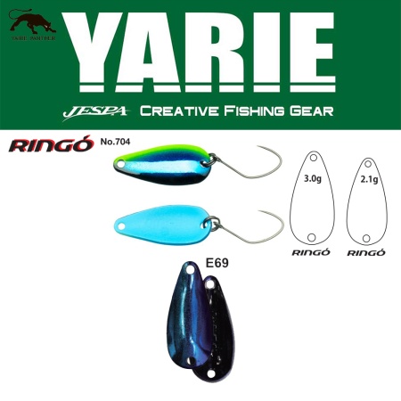 LINGURITA OSCILANTA YARIE JESPA 704 RINGO 3.0GR CULOARE E69 FIRE BLUE