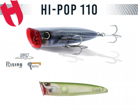 POPPER HERAKLES HI-POP 110 11cm 26gr Flash Ayu
