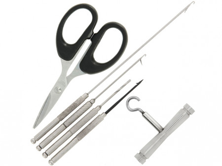 SET CROSETE NGT DELUXE BAITING NEEDLE & SCISSOR SET