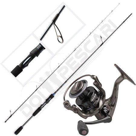 SET LANSETA DAM SALT-X SW SPIN 2.25M 10-40GR - MULINETA DAM QUICK 2 2000 FD
