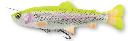 SWIMBAIT SAVAGE GEAR 4D LINE THRU PULSETAIL TROUT 16CM / 51G LEMON TROUT