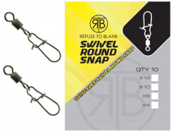 AGRAFA CU VARTEJ RTB SWIVEL ROUND SNAP