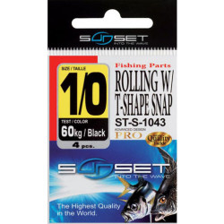 AGRAFA VARTEJ SUNSET ST-S-1043 NO.2 43KG ROLLING W/T SHAPE SNAP