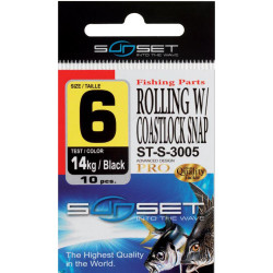 AGRAFA VARTEJ SUNSET ST-S-3005 NO.8 8KG ROLLING COASTLOCK SNAP