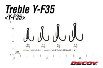 ANCORA DECOY Y-F35 LONG SHANK NR.2 MICROBARB 4BUC/PLIC - Img 3