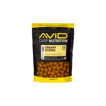 BOILIES AVID CARP CREAMY SCOPEX 15MM 1KG