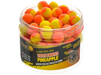 BOILIES SELECT BAITS POP-UP TWO-TONE TUTTI FRUTTI-PINEAPPLE