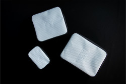 BORSETA JACKALL PENTRU ACCESORII L WHITE BLACK
