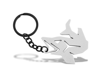 BRELOC CU DESCHIZATOR DE STICLE DELPHIN PIKENER ARGINT