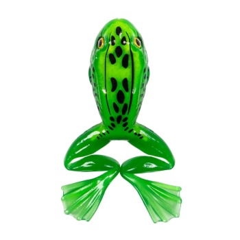 BROASCA LIVE TARGET FREESTYLE FROG UNRIGGED 5CM GREEN/YELLOW 4BUC/PL
