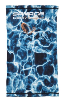 BUFF SAVAGE GEAR SUNMASK MARINE UV ONE SIZE SEA BLUE