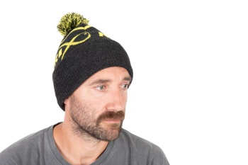 CACIULA MATRIX CU POMPON – VERDE LIME ȘI GRI