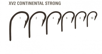 CARLIG CRAP MUSTAD XV2 CONTINENTAL OCHI NICHEL NEGRU 10BUC / PL NR 10 - Img 2