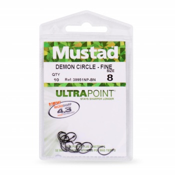 CARLIG MUSTAD DEMON TUNA CIRCLE ULTRAPOINT NR 1 10BUC/PL