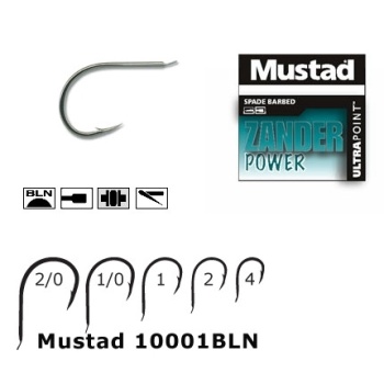 CARLIG MUSTAD ZANDER POWER NICHEL,FORJAT,REVERS,ROTUND NR 6 10001BLN.6 - 10BUC/PL