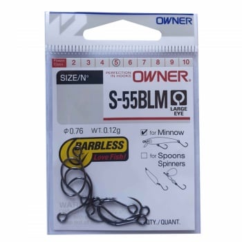 CARLIG OWNER S-55BLM NO.8 MINNOW