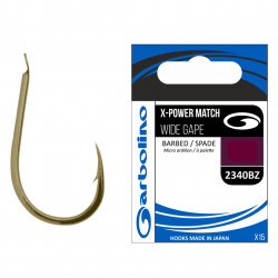 CARLIGE GARBOLINO X-POWER MATCH WIDE GAPE NO:10 BUC/PAC 15