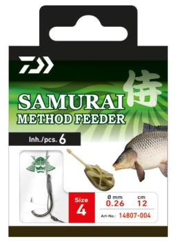 CARLIGE LEGATE DAIWA SAMURAI METHOD FEEDER NR.6/6BUC - Img 2