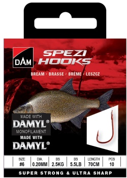 CARLIGE LEGATE DAM SPEZI BREAM NR.14 0.16MM 1.8KG 70CM 10PCS
