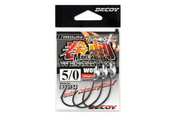CARLIGE OFFSET DECOY WORM 130 MAKISASU LESTAT NR.5/0 3.0GR 3BUC/PLIC