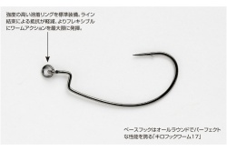 CARLIGE OFFSET DECOY WORM 417 RINGED KG NR.2 5BUC/PLIC