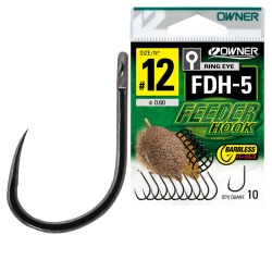 CARLIGE OWNER FDH-5 BARBLESS ISEAMA W/EYE BLACK CHROME NR.8, BUC/PAC 9