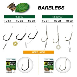 CARLIGE OWNER FDH-6 BARBLESS PICKET HOOK BROWN NR.14, BUC/PAC 15