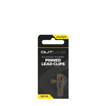 CLIPS PLUMB PIERDUT AVID CARP OUTLINE FLECKTONE PINNED LEAD CLIPS 10BUC