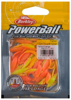 CREATURA BERKLEY POWERBAIT NYMPH 2.5CM YELLOW / ORANGE