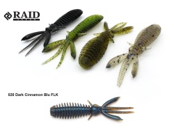 CREATURA RAID EGUBUG 2.5 6.3CM 020 DARK CINNAMON BLU FLK 8BUC/PLIC